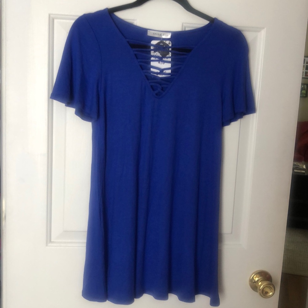 Nwt indigo short sleeve top